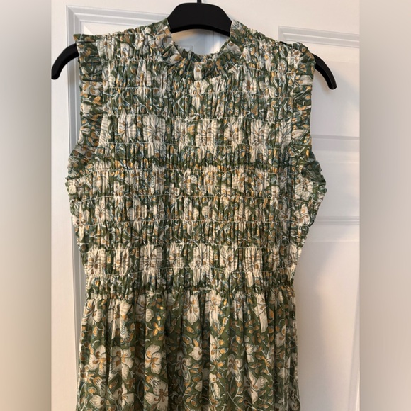 Oliphant Dresses & Skirts - Oliphant Green and Gold Maxi Dress